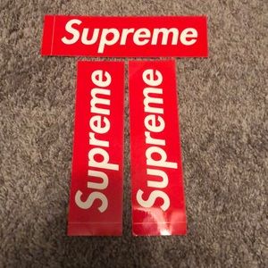 Supreme stickers